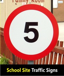 School Site Traffic Signs